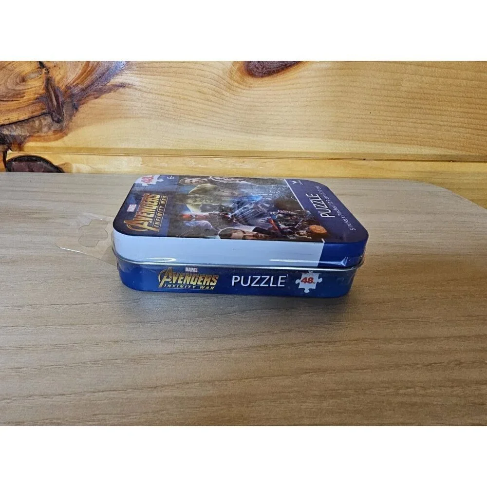 Avengers Infinity War Puzzle In Tin Box 48 Pieces 5x7 Ages 6 And Up New Sealed